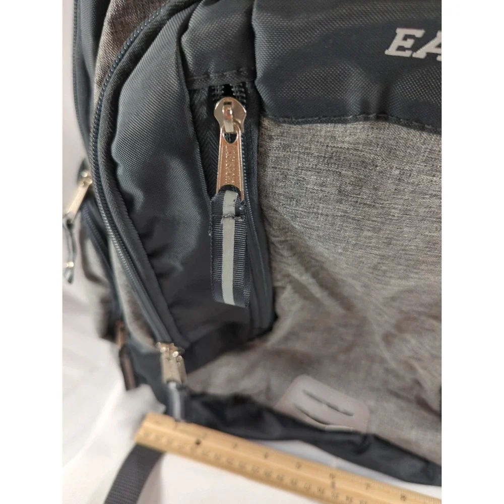 Eastsport Expandable Backpack Unisex Gray And Black